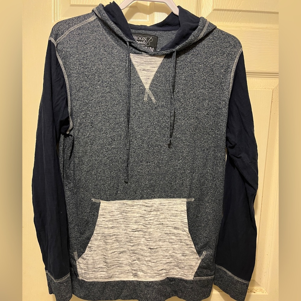 Broken Threads Hooded Long-sleeve Shirt Large